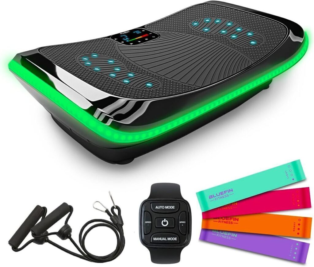 Test : plateforme vibrante Bluefin Fitness 4D pour fitness et musculation