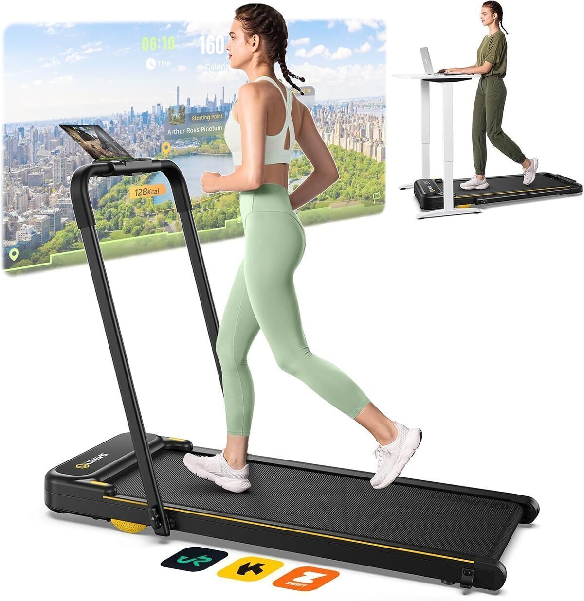 Test : tapis de course pliable UREVO avec app et télécommande