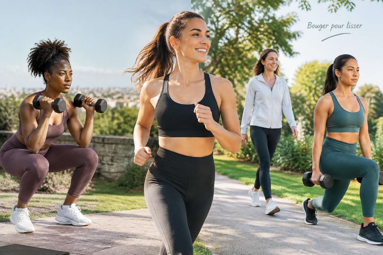 Bouger pour lisser: cardio, renforcement et marche, quoi faire en priorit&eacute;