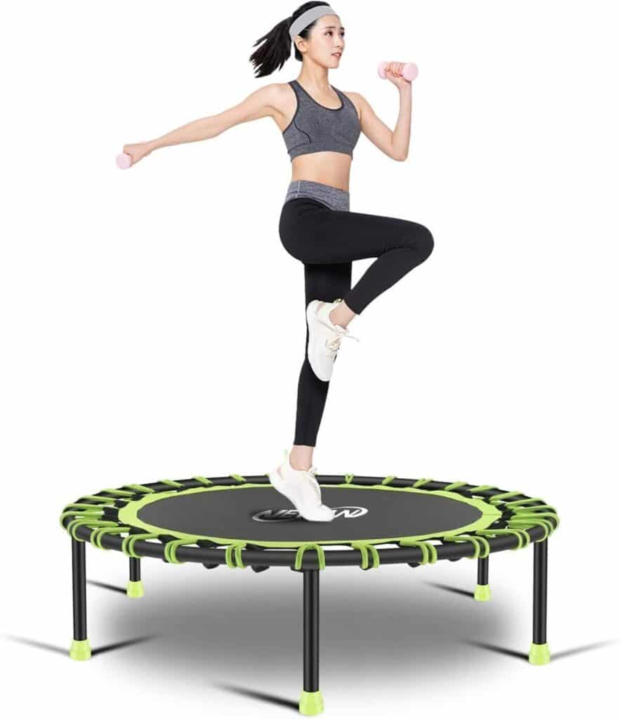 Test du mini trampoline Newan : entraînement cardio silencieux