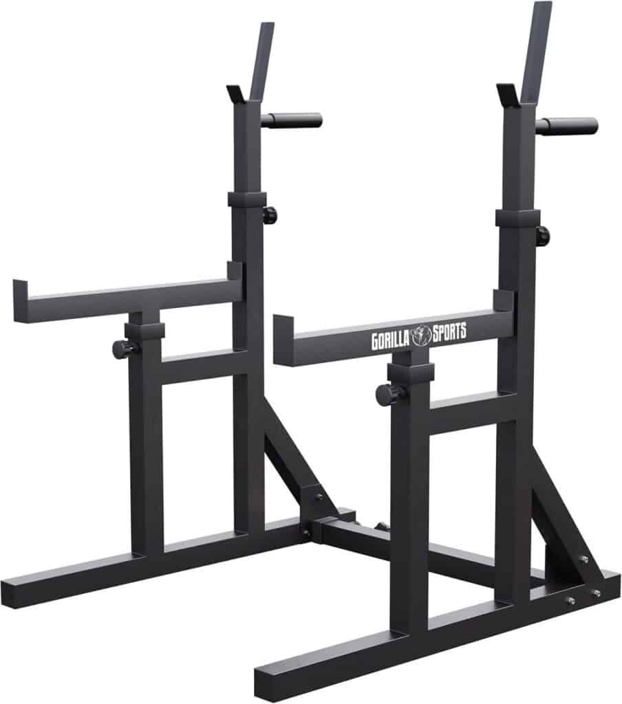 Test du squat rack Gorilla Sports : robustesse et polyvalence pour 300 kg
