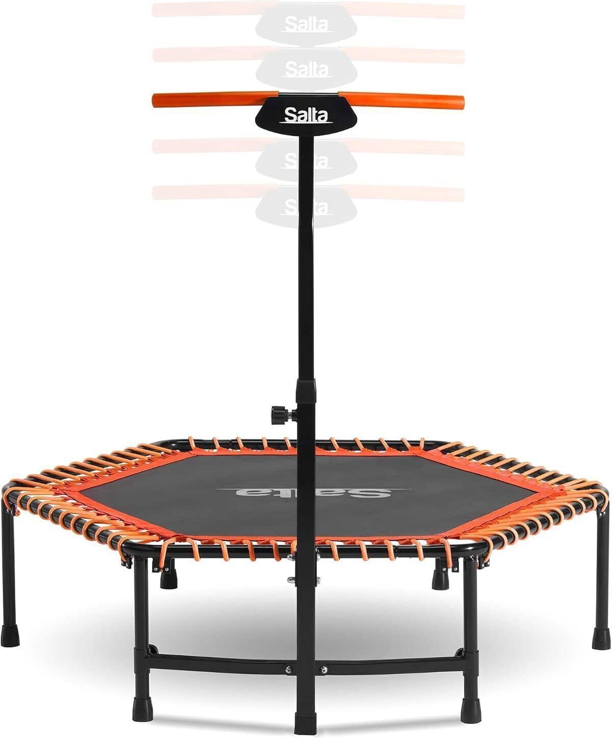 Test du trampoline Salta Fitness d'intérieur 128 cm : hexagonal et robuste